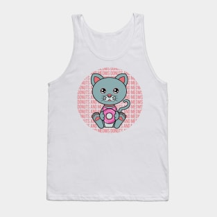 All I Need is donuts and cats, donuts and cats, donuts and cats lover Tank Top